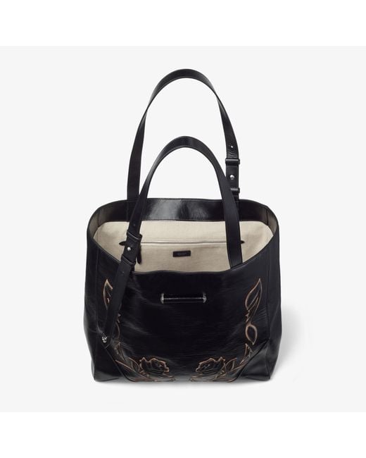 Jimmy Choo Black Bar Vertical Tote Medium for men