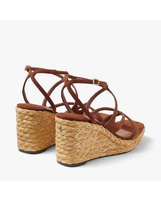 Jimmy Choo Brown Ayla 85