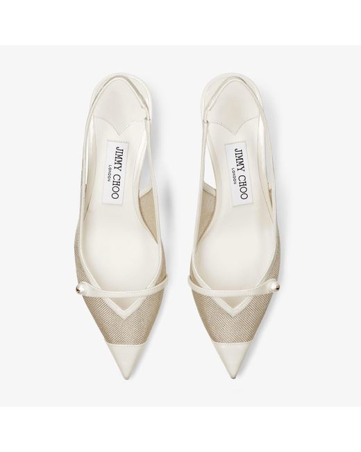 Jimmy Choo White Amita 45