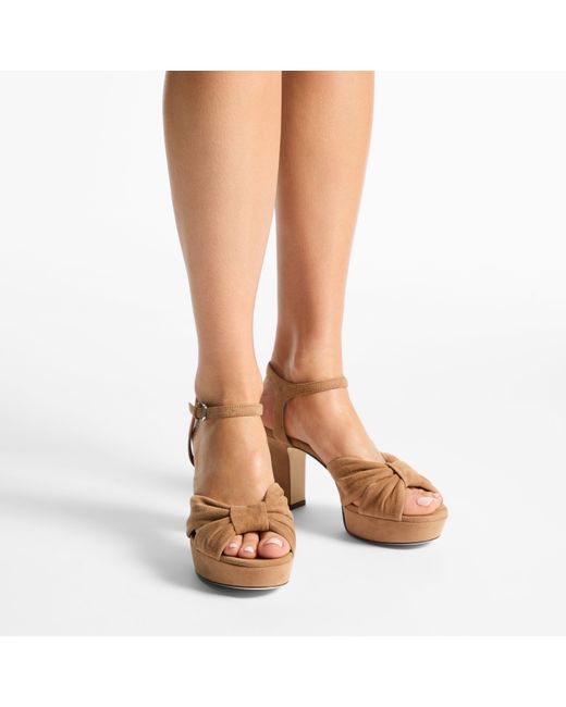 Jimmy Choo Brown Heloise 80