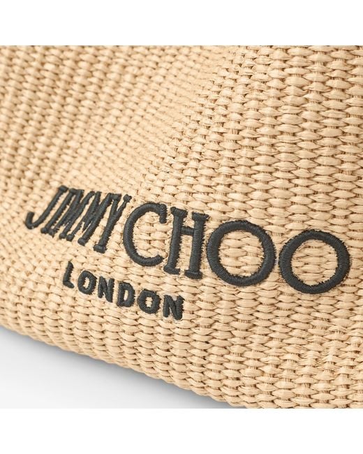 Jimmy Choo Natural Drawstring Tote L