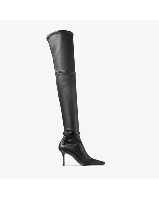Jimmy Choo Black Camie Over The Knee Boot 85