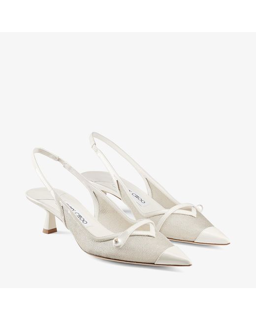 Jimmy Choo White Amita 45