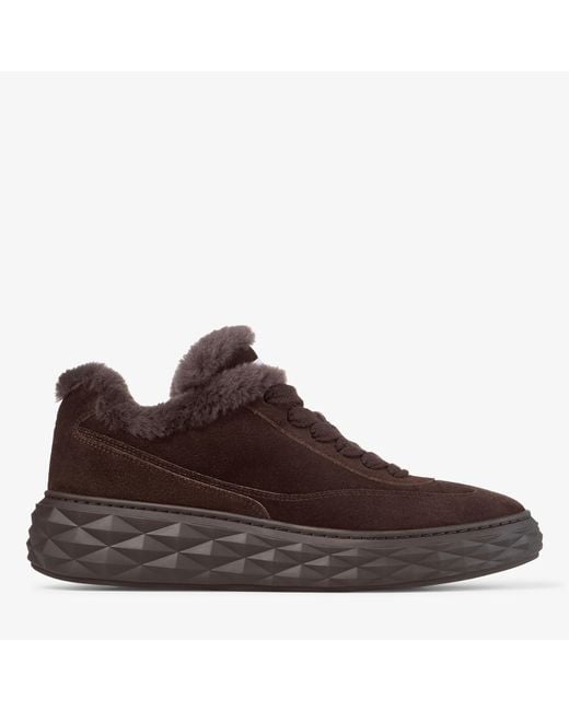 Jimmy Choo Brown Diamond Maxi Retro M for men
