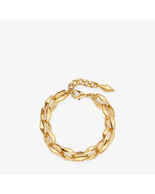 Jimmy Choo Metallic Diamond Chain Bracelet