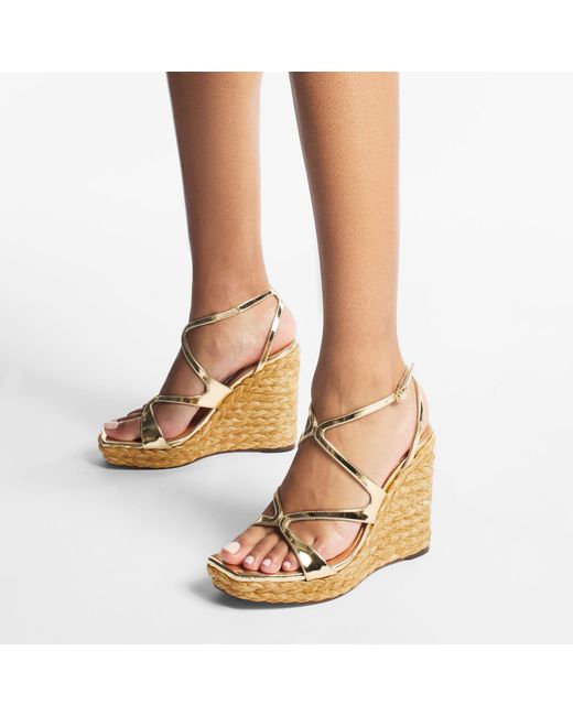 Jimmy Choo Metallic Ayla 110