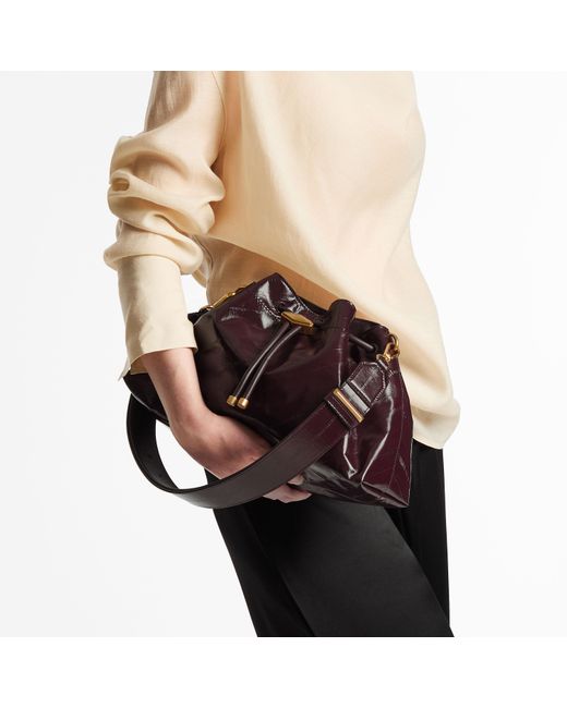 Jimmy Choo Purple Cinch Medium