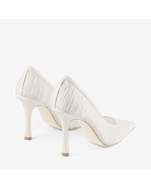 Jimmy Choo White Lotta 100