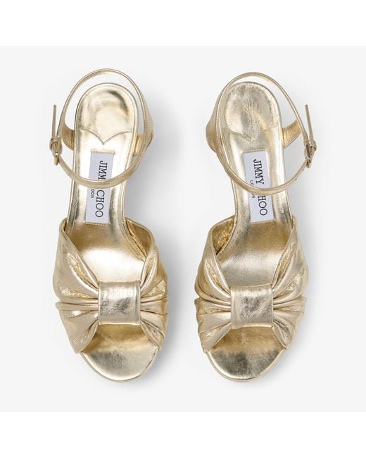 Jimmy Choo Metallic Heloise 80