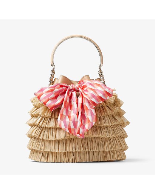 Jimmy Choo Red Bon Bon Bucket