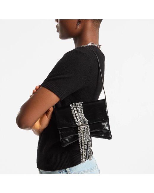 Jimmy Choo Black Zandra Shoulder