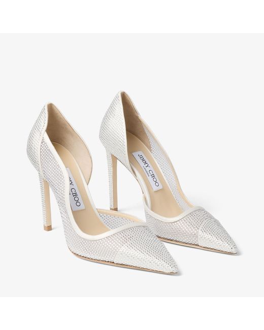Jimmy Choo White Brigitte 100