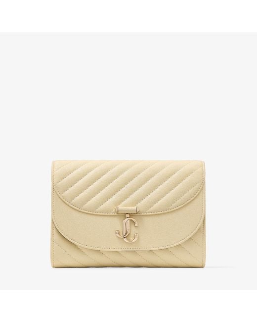 Jimmy Choo Metallic Curve Clutch