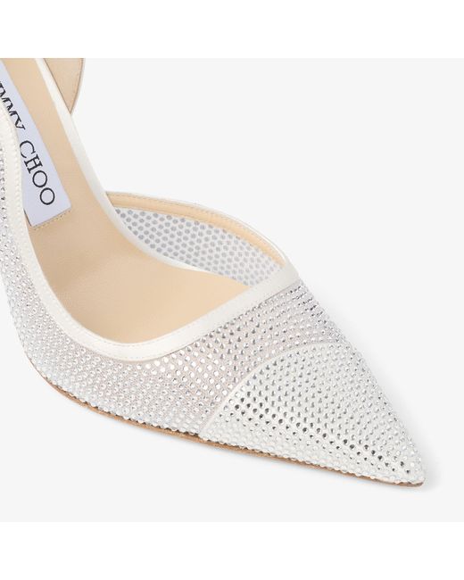 Jimmy Choo White Brigitte 100