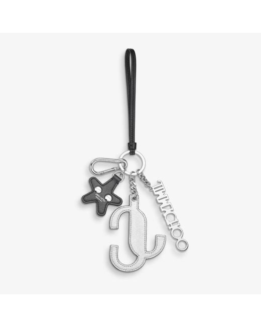 Jimmy Choo White Jc Multi Charm