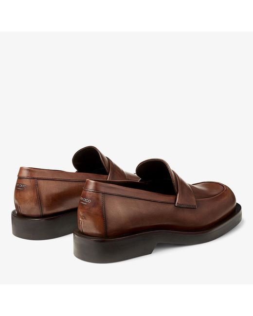 Jimmy Choo Buff Loafer in Brown für Herren