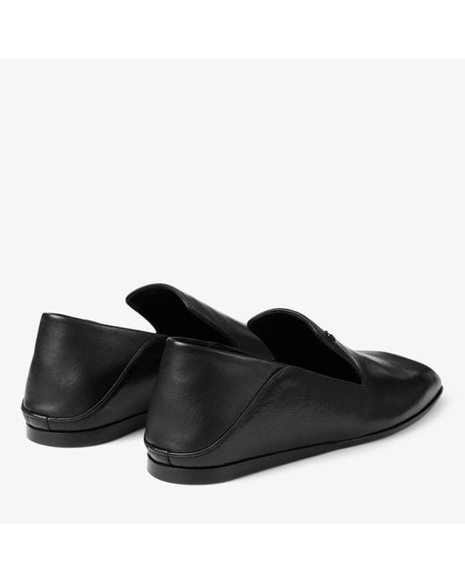Jimmy Choo Black Eliot Slipper for men