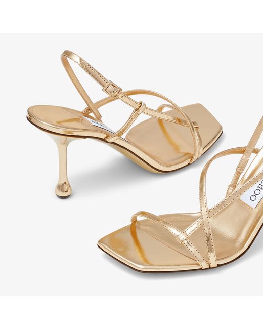Jimmy Choo Metallic Etana 80
