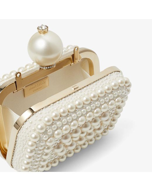 Jimmy Choo White Micro Cloud