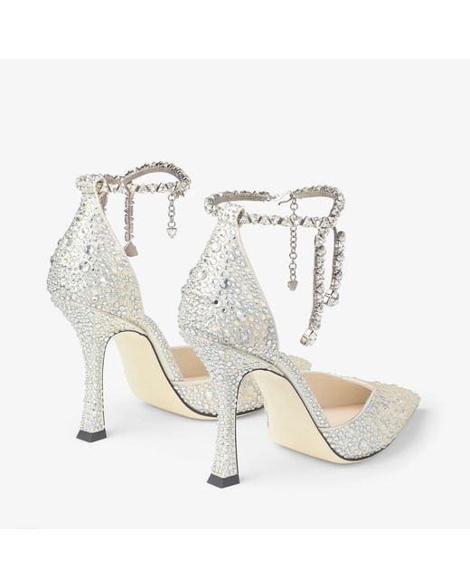 Jimmy Choo White Stevie 100