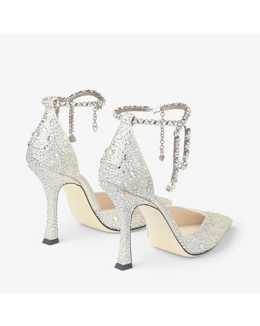 Jimmy Choo White Stevie 100