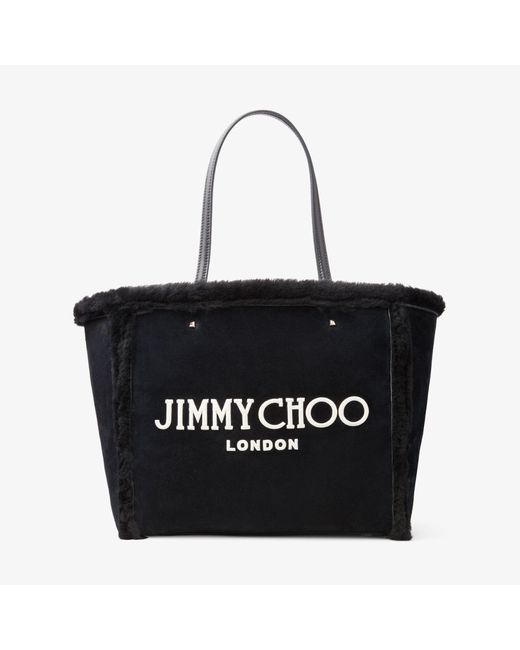 Jimmy Choo Black Avenue tote bag
