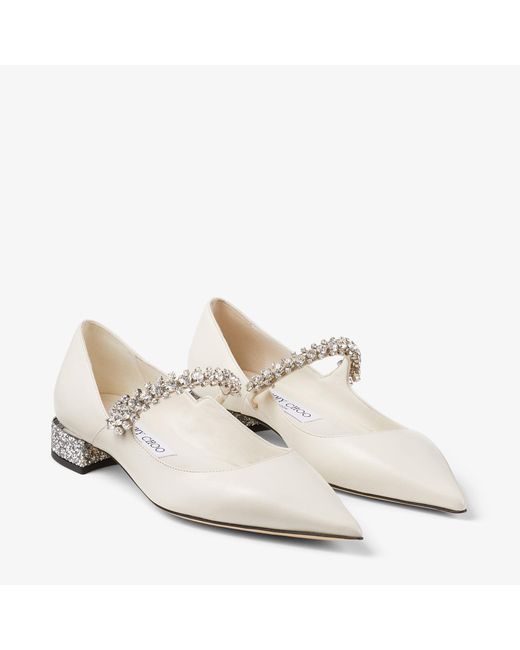 Bing Pump Flat Jimmy Choo en coloris White