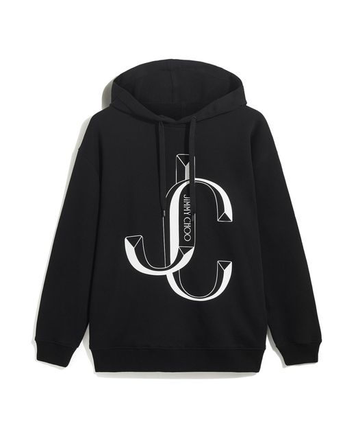 Jimmy Choo Jc-hoodie in Black | Lyst