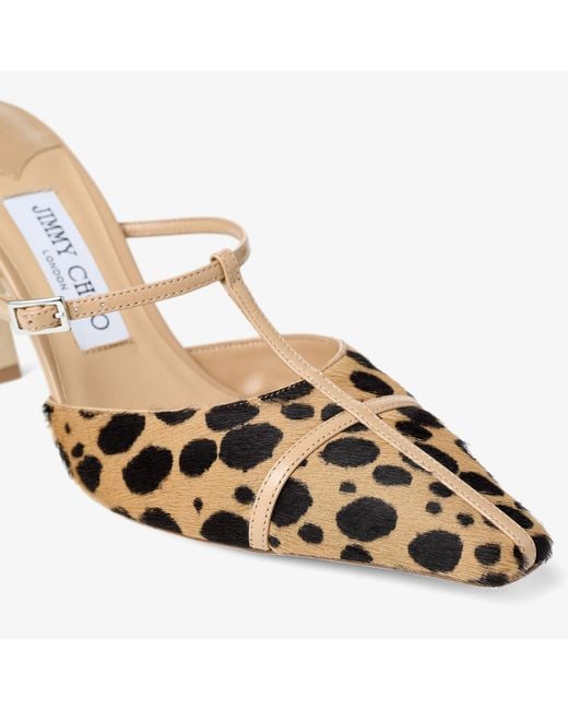 Jimmy Choo Brown Gloria Mule 85