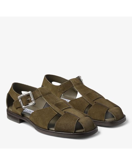 Jimmy Choo Meadow Sandal in Green für Herren