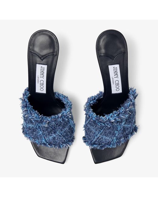Jimmy Choo Blue Alexia 70
