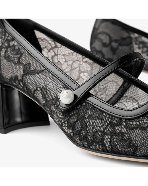 Jimmy Choo Black Elisa 45