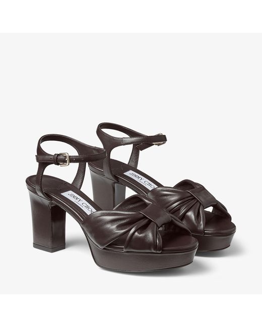 Jimmy Choo Brown Heloise 80