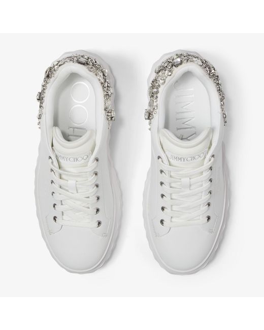 Jimmy Choo White Diamond Maxi F Ii