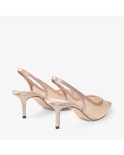 Jimmy Choo Pink Love Sling Back 65