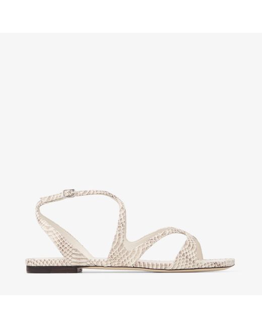 Ayla Flat Jimmy Choo en coloris White