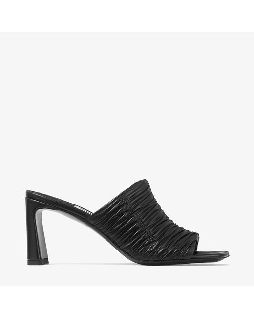 Jimmy Choo Black Lua Mule 75