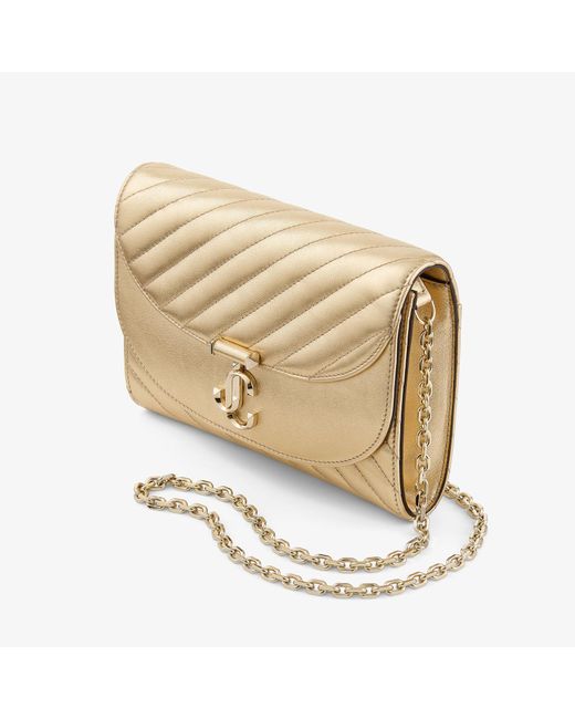 Jimmy Choo Metallic Curve Clutch