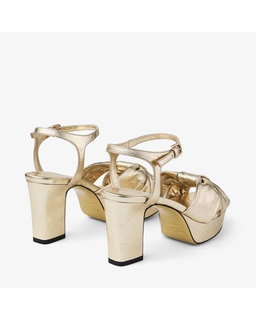 Jimmy Choo Metallic Heloise 80