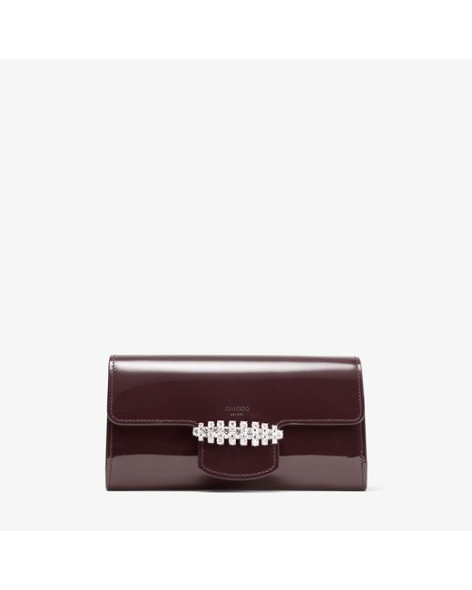 Jimmy Choo Pink Bing Wallet With Chain