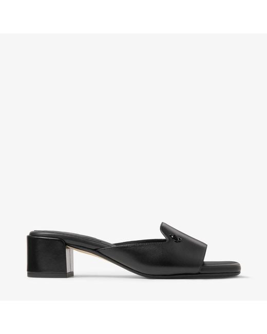 Jimmy Choo Black Dina 45
