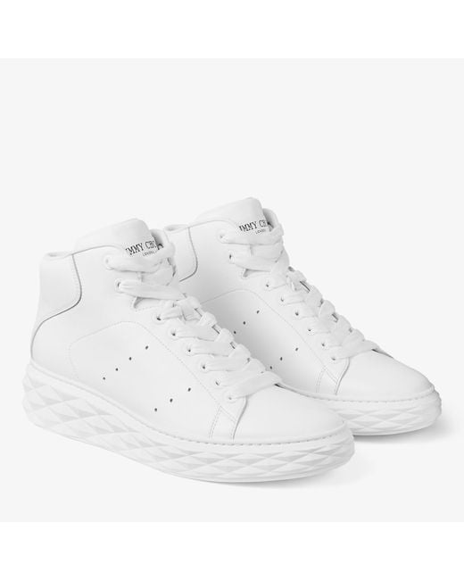 Jimmy Choo White Diamond Maxi High Top M for men