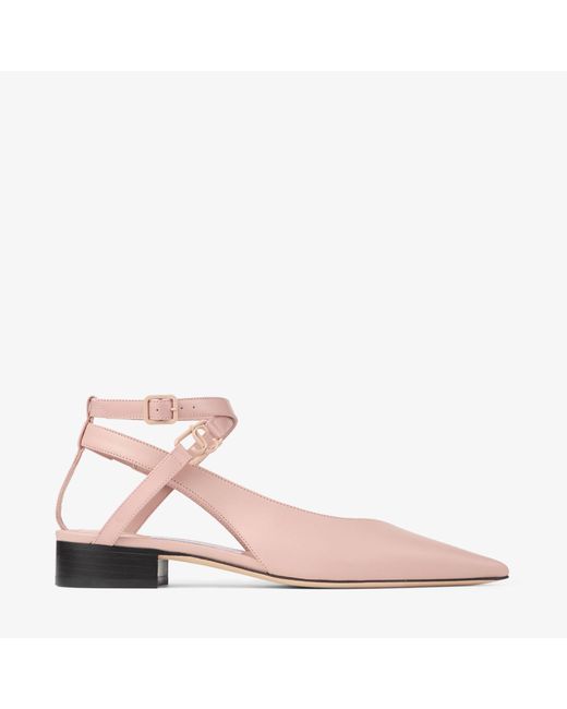 Jimmy Choo Pink Jemima Flat