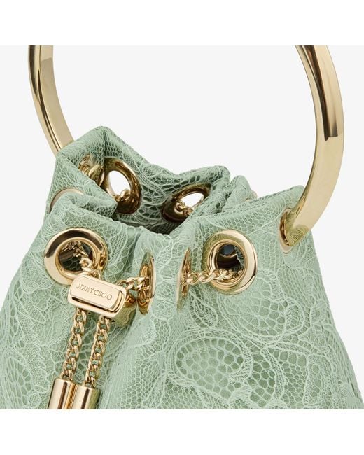 Jimmy Choo Green Micro Bon Bon
