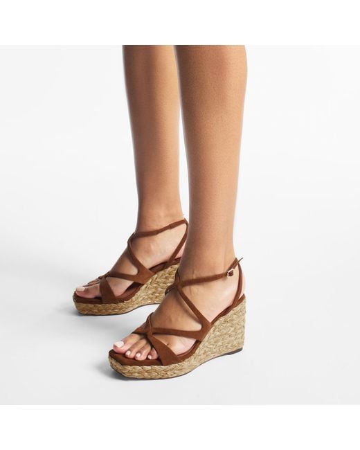 Jimmy Choo Brown Ayla 85