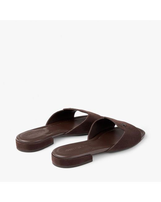 Jimmy Choo Brown Dina Flat