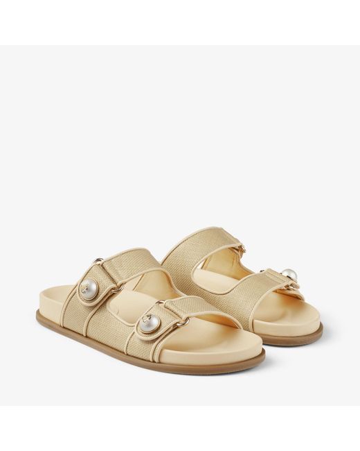 Jimmy Choo Natural Fayence Sandal