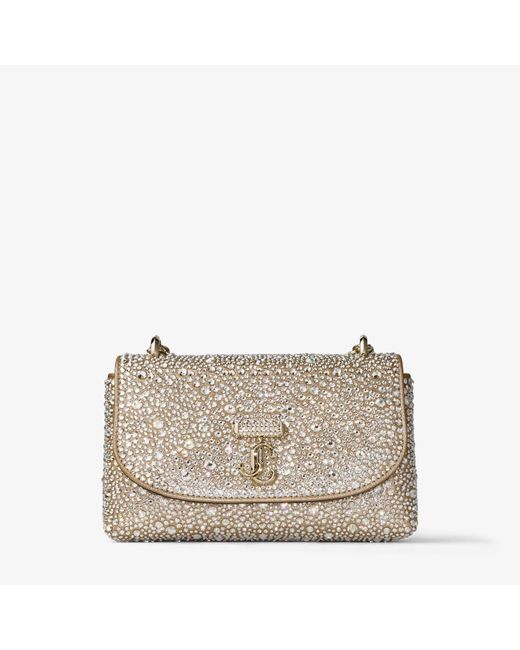 Jimmy Choo Gray Curve Crossbody Small