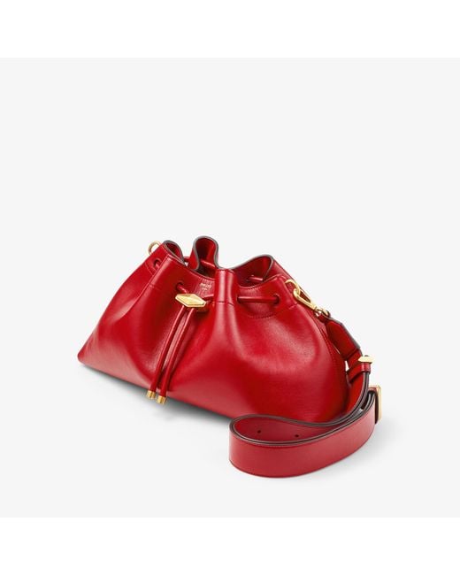 Jimmy Choo Red Cinch Medium