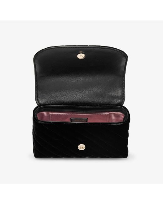 Jimmy Choo Black Curve Cross Body Small
